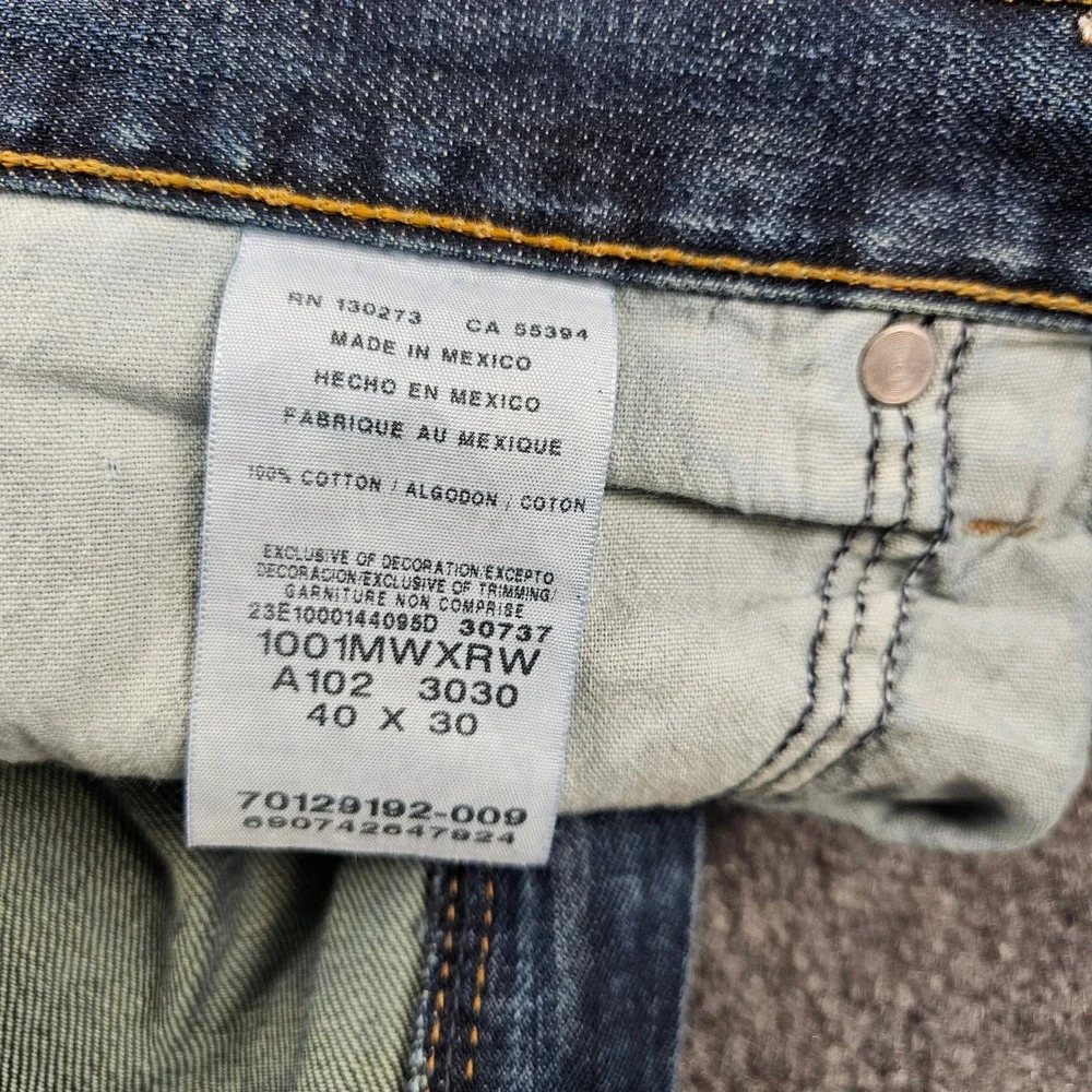 Wrangler 20X No. 01 Relaxed Fit Jeans Mens 40x30 Medium Wash 1001MWXRW